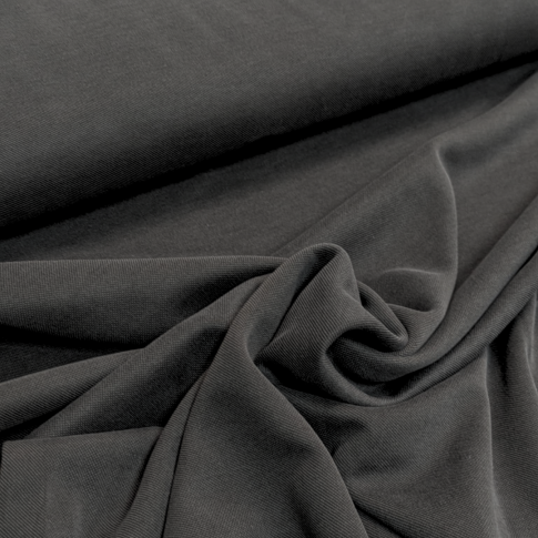 BOLT END - 145 CM - Modal Tencel Piqué Jersey - Sienna - Black