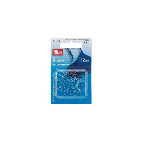 Bra Rings / Sliders - Transparent 12mm - 10 pcs (991903)