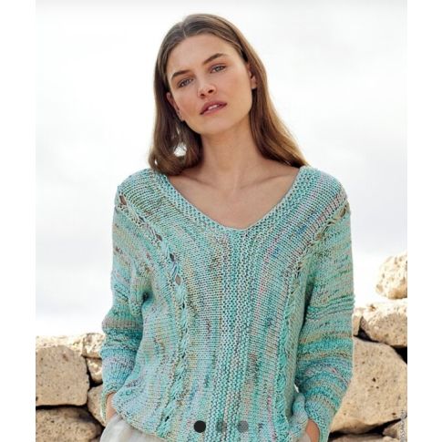 Pullover "Promessa+Torto"  ONE SIZE - Pattern+Yarn Bundle by LANA GROSSA (Journal 69 Design 38)