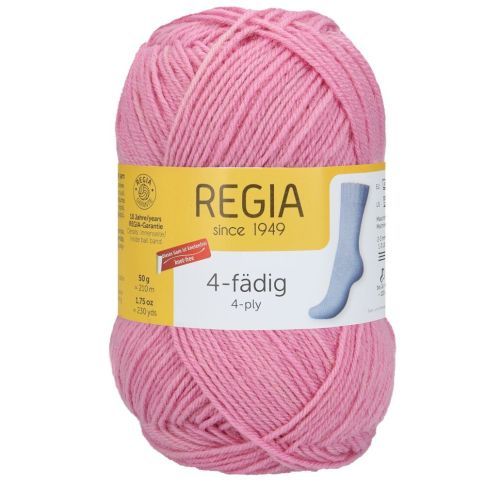 REGIA 4-Ply Solid Yarn 50g - Blush