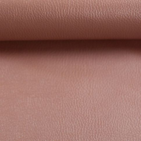 Rex Faux Leather Vinyl - Metallic Old Pink - 50cm Pre Cut Panel