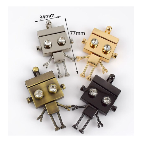 Side Release Lock - Robot - Gold 1pcs  80mm x 50mm