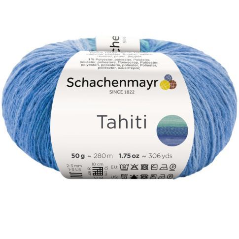 Schachenmayr - Multicolor Tahiti Cotton 50g - Pool col.7691