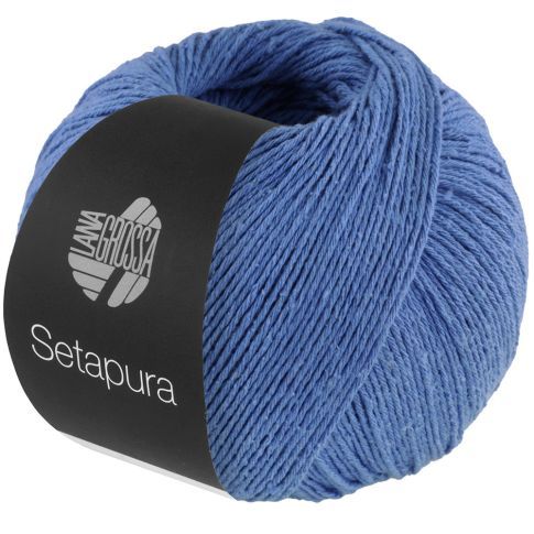 SETAPURA Silk Yarn  - Sky Blue Col.05 - 50g Skein by Lana Grossa
