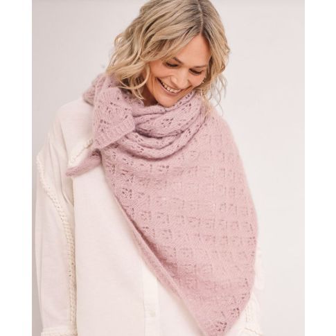 Shawl Cool Wool Lace + Silkhair - Pattern + Yarn Bundle LANA GROSSA