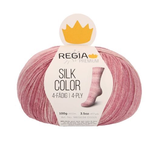 REGIA 4-Ply PREMIUM Silk Color 100g - Rosé