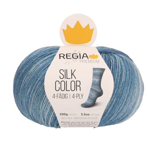 REGIA 4-Ply PREMIUM Silk Color 100g - Teal