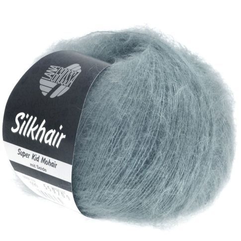 Silkhair - Mohair Silk Blend - Graphite Grey Col. 94 - 25g Skein by Lana Grossa