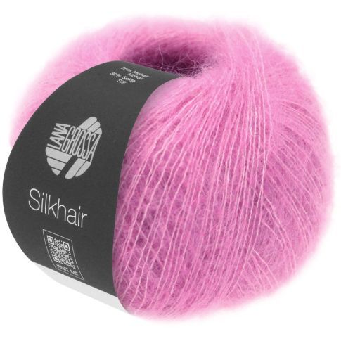 Silkhair - Mohair Silk Blend - Pink Col. 162 - 25g Skein by Lana Grossa