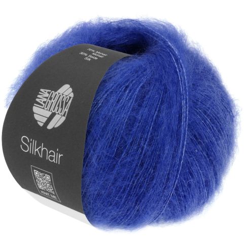 Silkhair - Mohair Silk Blend - Royal Blue Col. 205 - 25g Skein by Lana Grossa