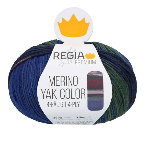 REGIA 4-Ply PREMIUM Merino Yak Color Gradients 100g - Terrain