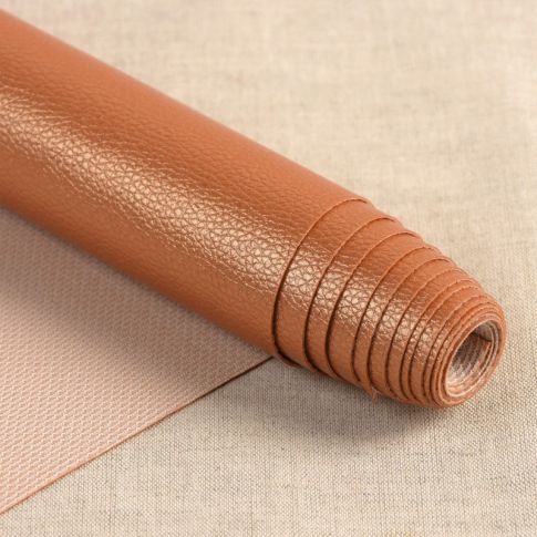 ZURI Faux Leather Vinyl - Copper Metallic Col. 48 - 140cm x 50cm Pre Cut Panel