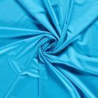 Athletic/Swim Knit - Solid Aqua Blue with Shiny Finish