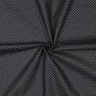 Cotton Poplin Fabric - Mini Polka Dots White on Black (Col. 01)