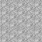 Cotton Poplin Fabric - Mini Floral Black on White Col. 51