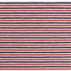 Jersey Knit - Yarn Dyed Stripes 2mm  - Blue, White, Red