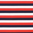 Jersey Knit - Yarn Dyed Stripes 30mm  - Blue, White, Red