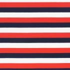 Jersey Knit - Yarn Dyed Stripes 30mm  - Blue, White, Red