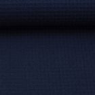 Basket Weave Toweling "Neapel" Dark Blue