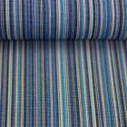 Outdoor Canvas "Rugen" 245 gsm - Water and Dirt Repellent - Col. 1255 Blue Stripes