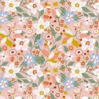 Spring Flowers - Organic Soft Sweat - Peach Pink