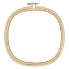 8"  UNIQUE CRAFT Wood Embroidery Hoop - Square