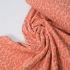 Leopard - Jacquard - Light Salmon/ Coral