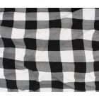 Bamboo Jersey Plaid (Large)  - Black and White Col. 02 40mm x 40mm