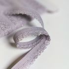 Picot Lace Trim 12mm - Mauve Col. 932