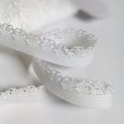 Picot Lace Trim 12mm - Off White Col. 934