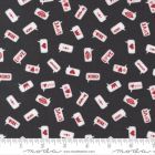 100% Cotton - XOXO by April Rosenthal for MODA - MODERN LOVE ON INK