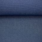 Outdoor Canvas "Juist" 245 gsm - Water and Dirt Repellent - Col. 1744 Denim Blue Melange 