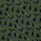 Cotton Jersey - "Bruce and Friends"  bats and spiders on green - Swafing