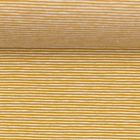 Cotton Jersey with Yarn Dyed Mini Stripes 1mm "Bella" Col. 4011 Yellow/White