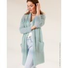 Size 36/38 - Fluffy Cardigan - Silkhair  - Pattern + Yarn Bundle