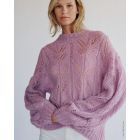 One Size  - Sweater with Ajour Pattern Design9 Filati Journal 64  -  Setasuri Big - Pattern + Yarn Bundle