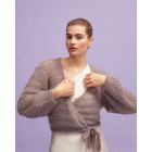 Size 36/38 - Playful Wrap Jacket  - Silkhair  - Pattern + Yarn Bundle