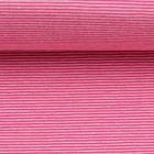 Cotton Jersey with Yarn Dyed Mini Stripes 1mm "Bella" Col. 1935 Pink/Erika