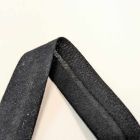 Cotton Poplin Bias Tape Double Folded - Black - 20mm x 3m