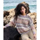 Brioche Sweater "GOMITOLO HIPPIE" Size 48/50 - Pattern+Yarn Bundle by LANA GROSSA (Gomitolo 15 Design 16)