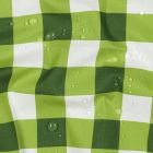 Coated Cotton - Green Checks - Picnic Collection