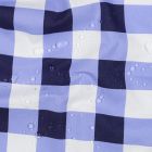 Coated Cotton - Periwinkle Blue Checks - Picnic Collection