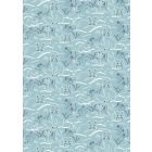 100% Cotton - Arctic Adventure by Lewis and Irene - Haring Around on Arctic Blue