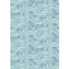 100% Cotton - Arctic Adventure by Lewis and Irene - Haring Around on Arctic Blue