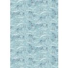 100% Cotton - Arctic Adventure by Lewis and Irene - Haring Around on Arctic Blue