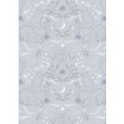 100% Cotton - Arctic Adventure by Lewis and Irene - Arctic Lights Winter Nights on Light Grey