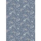 100% Cotton - Arctic Adventure by Lewis and Irene - Polar Delight on Cool Slate Grey