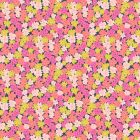 100% Cotton -"Mixed Bouquet" Dash of Pink - Colors & Cravings by Rebecca Smith