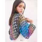 Crochet Bolero 36-42 COTONELLA -  Pattern + Yarn Bundle - Gomitolo 13 Design 24 LANA GROSSA
