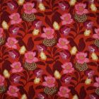 London Floral  - Cotton Voile  -  Red - Nerida Hansen Collection